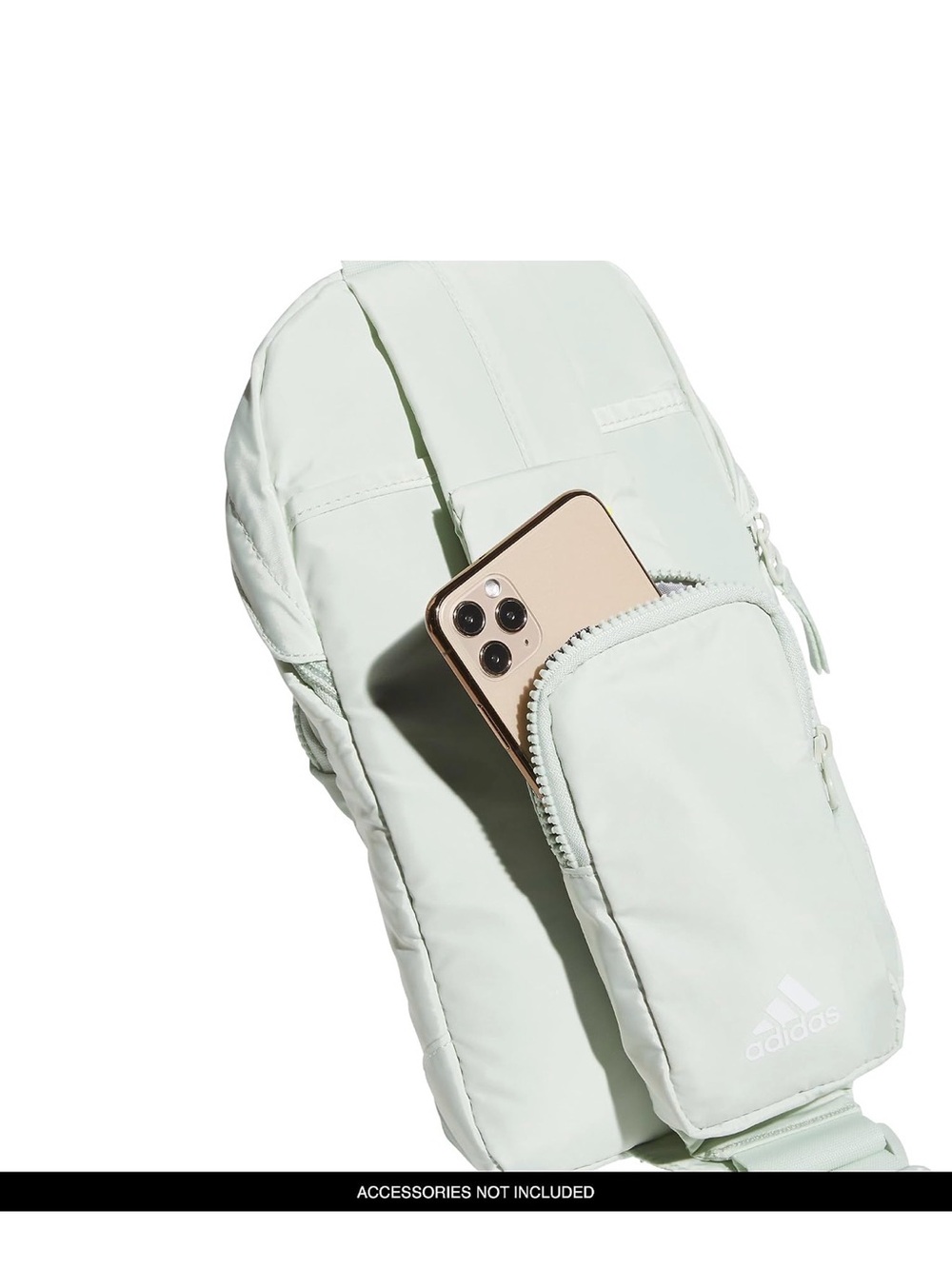 adidas Mint Green Mini Backpack - Compact Women’s Bag 3018 - Picture 4 of 7